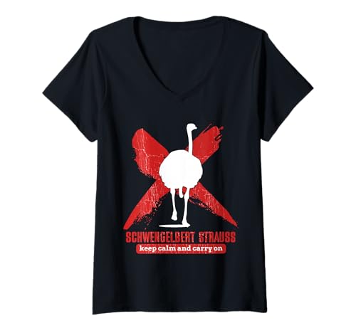 Damen Schwengelbert - Lustiger Spruch T-Shirt mit V-Ausschnitt Damen Schwengelbert - Lustiger Spruch T-Shirt mit V-Ausschnitt von FunShop
