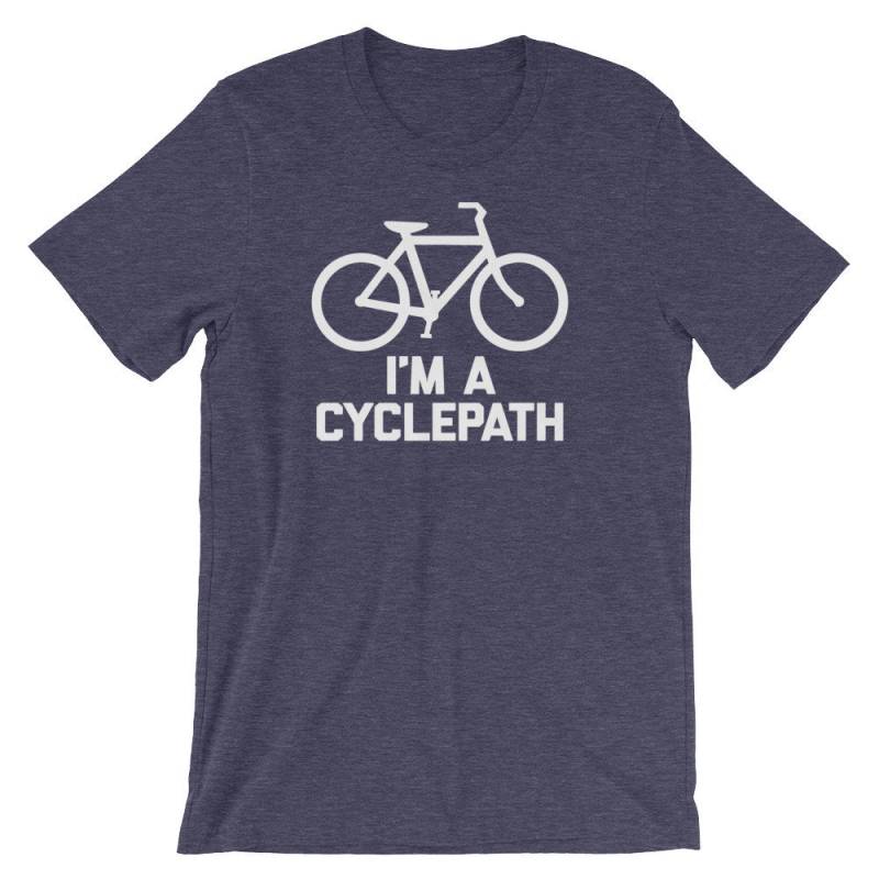Cyclepath T-Shirt Lustiges Radsport T-Shirt von FunStuff2Go