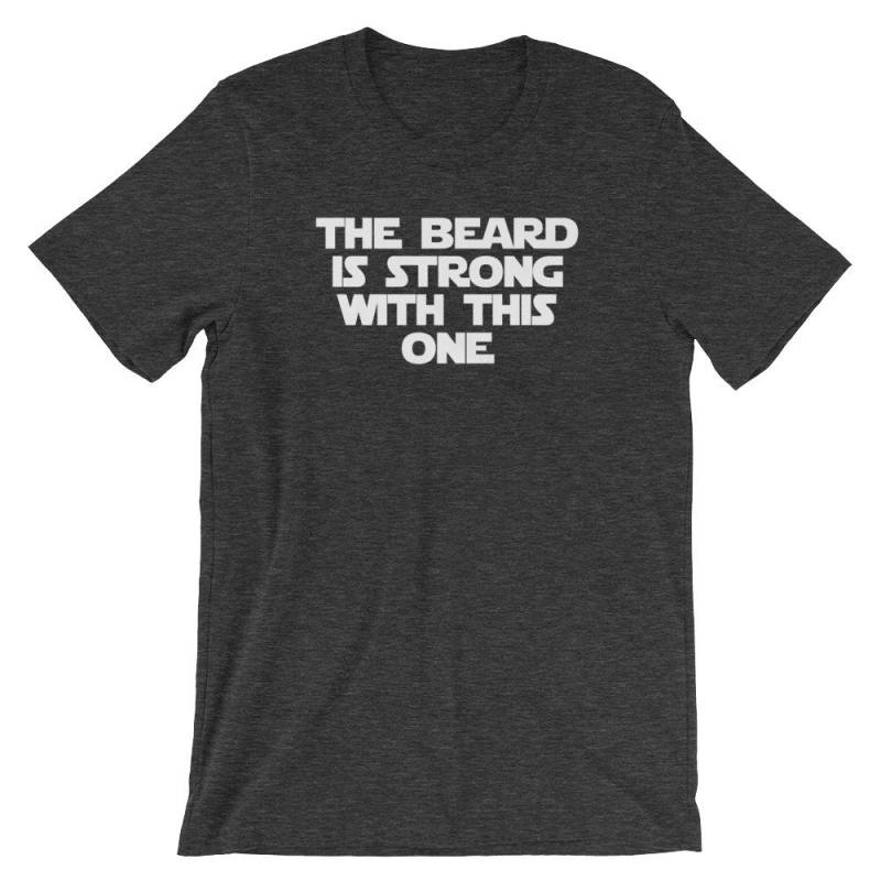 Lustiges Bart-T-Shirt Der Bart Ist Stark Mit Diesem von FunStuff2Go