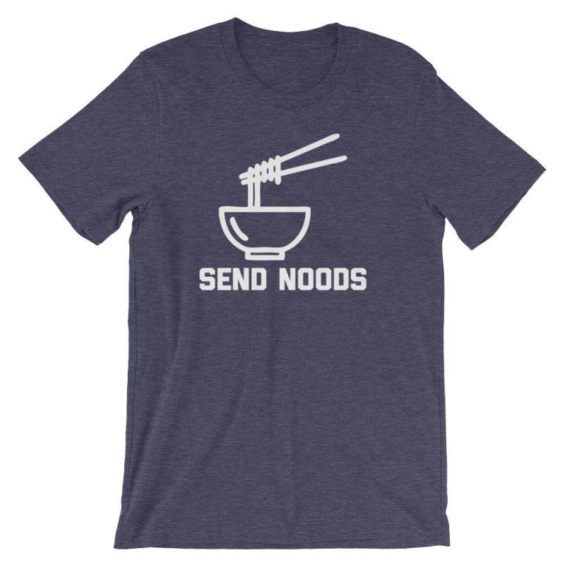 Lustiges Ramen-Nudel-T-Shirt Senden Sie Noods-Grafik-T-Shirt von FunStuff2Go