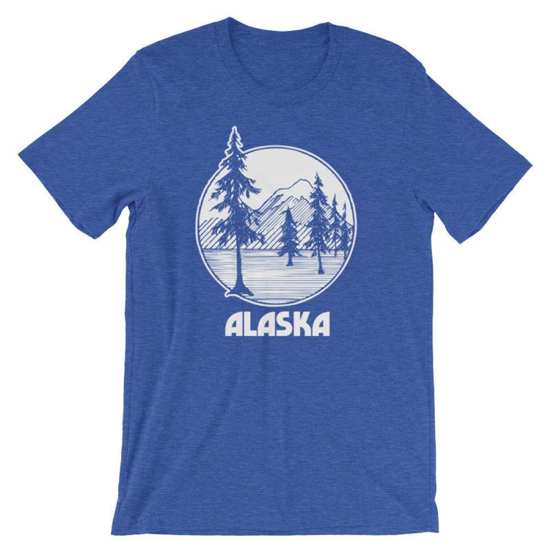 T-Shirt Alaska Lustiges Grafik-T-Shirt Im Vintage-stil von FunStuff2Go