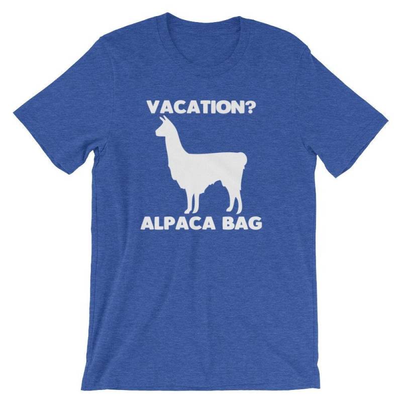 Urlaub Alpaka T-Shirt Lustiges Lama Grafik-T-Shirt von FunStuff2Go