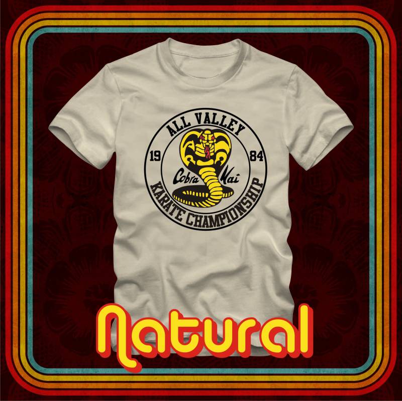 Alle Valley Championship Cobra Kai - T-Shirt in Vielen Farboptionen Erwachsene Herren/Unisex Shirts Karate Kind 80Er Jahre Film Miyagi Do Dojo von FunTimePrints