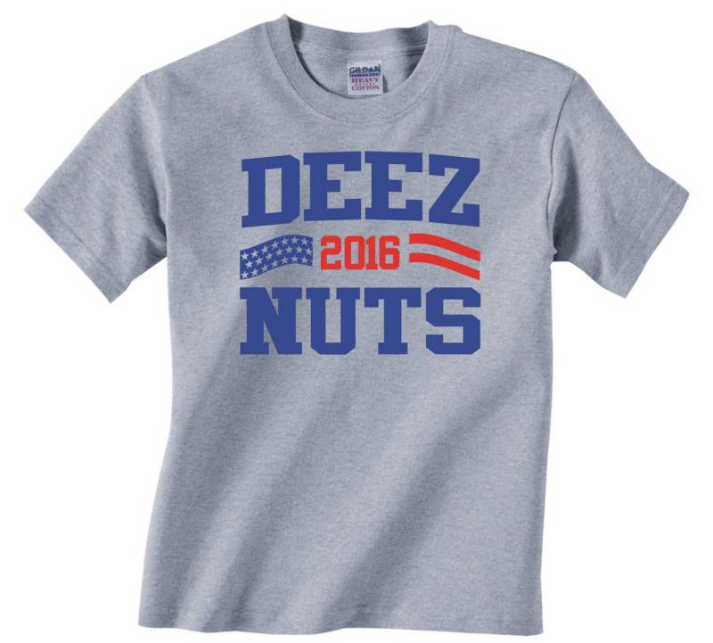Deez Nuts 2016 - Lustige Erwachsene Grafik T Shirt Präsident Unabhängige Wahl Amerika Nutz S-3xl Erhältlich in Vielen Farben Tshirt 465 von FunTimePrints