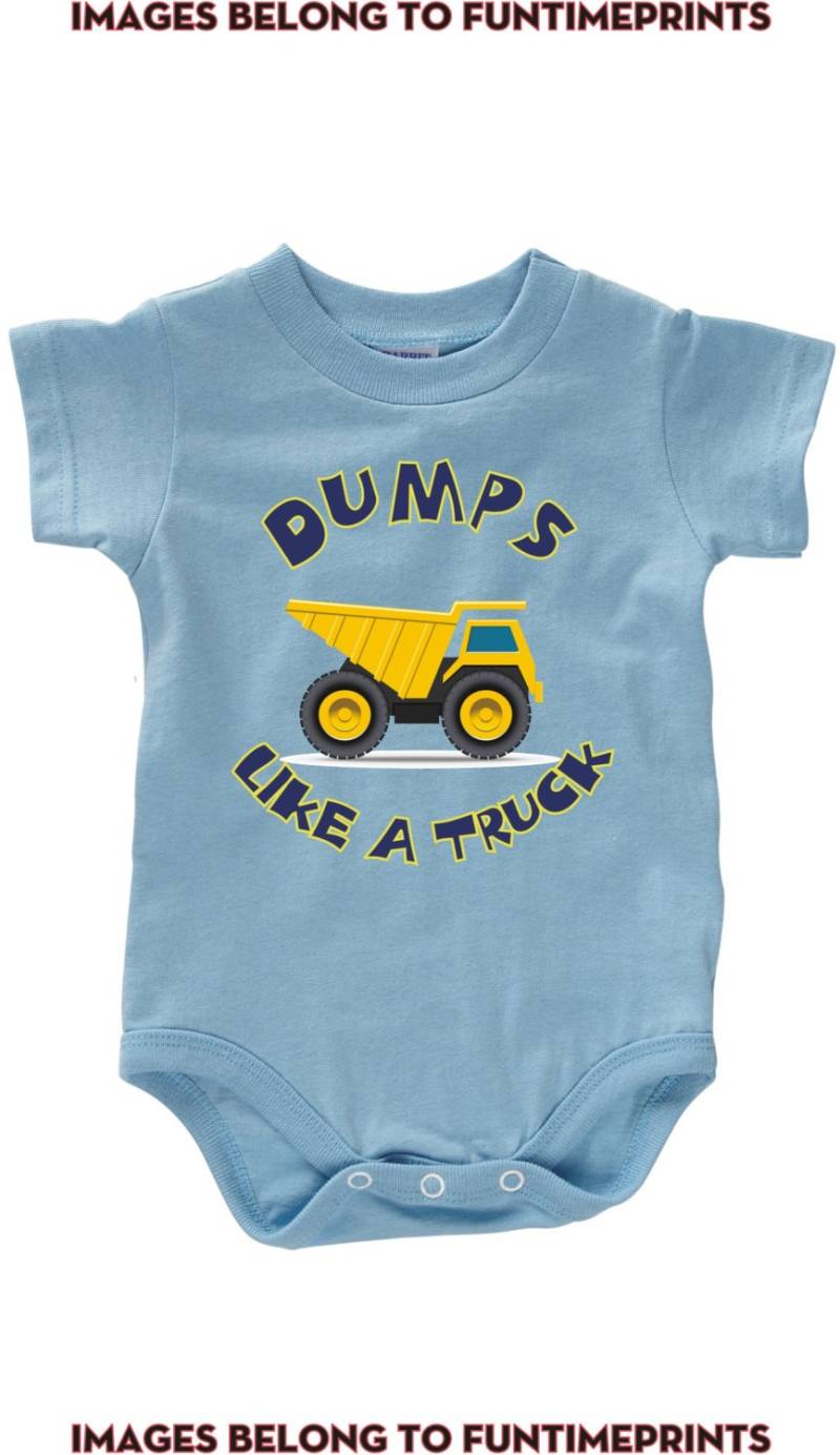 Dumps Wie Ein Lkw -Dump Truck Dumptruck Spaß T-Shirt Body Infant Kleinkind Jugend Strampler Creeper Tshirt Lustige Junge Baby Kinder Poop -0026 Dumps Wie Ein Lkw -Dump Truck Dumptruck Spaß T-Shirt Body Infant Kleinkind Jugend Strampler Creeper Tshirt Lustige Junge Baby Kinder Poop -0026 von FunTimePrints