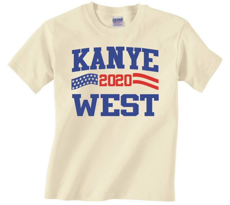 Kanye West 2020 - Lustige Erwachsene Grafik T Shirt Präsident Flagge Deez Unabhängige Wahl Amerika Nutz S-3xl Viele Farben Tshirt-486 von FunTimePrints