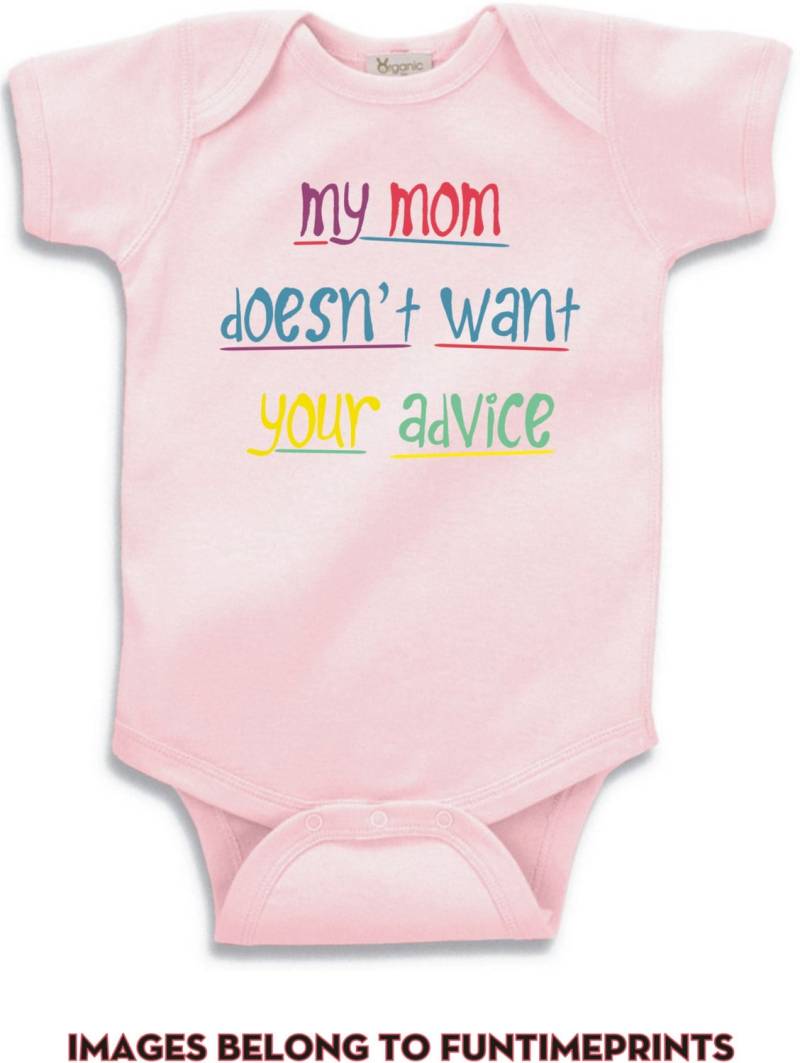 Meine Mom Will Nicht Ihre Advice - Spaß T-Shirt Oder Body Lustige Kleidung Für Kleinkind Kinder-In Weiß Grau Rosa Blau -0095 Meine Mom Will Nicht Ihre Advice - Spaß T-Shirt Oder Body Lustige Kleidung Für Kleinkind Kinder-In Weiß Grau Rosa Blau -0095 von FunTimePrints