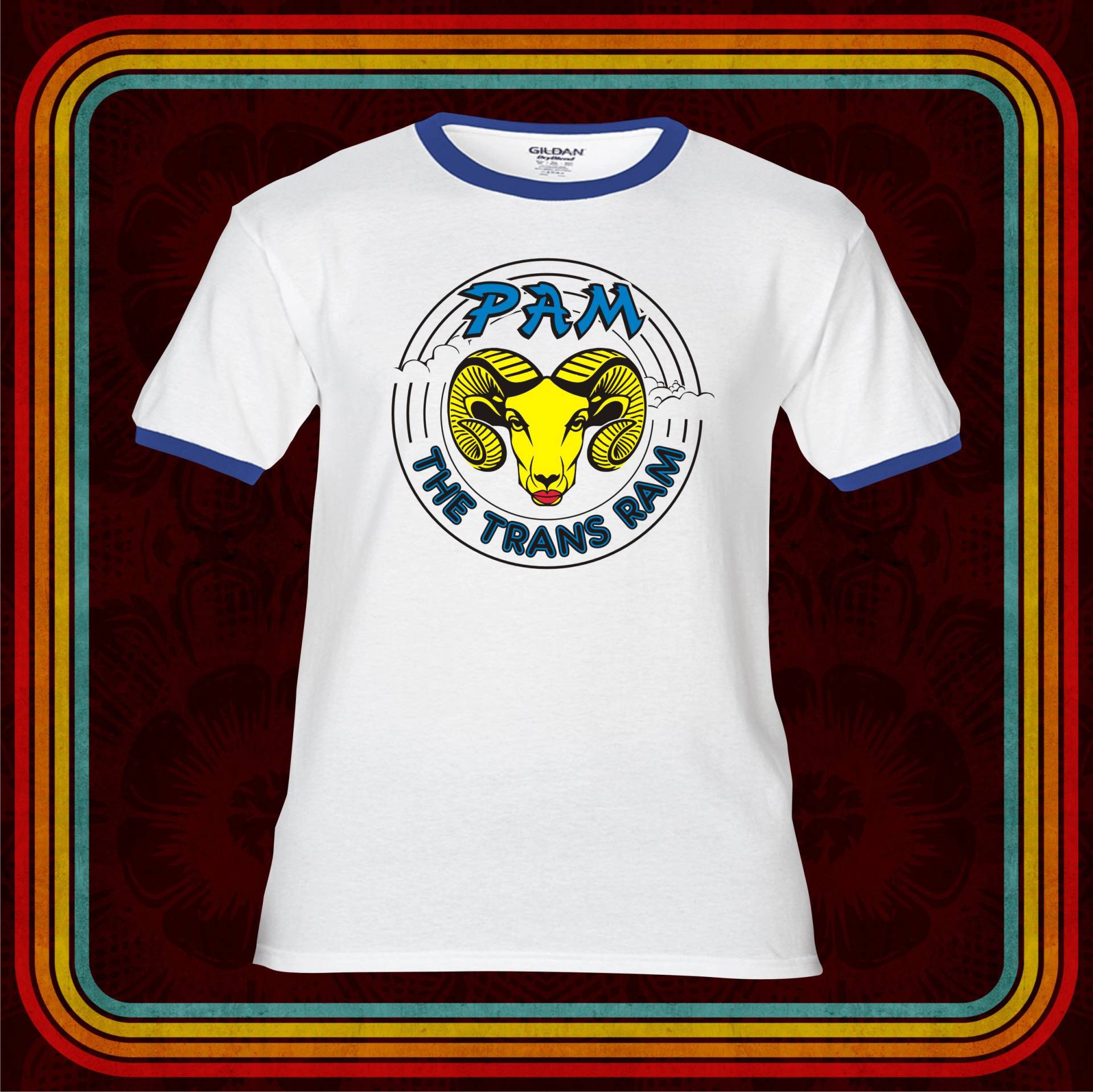 Pam "The Trans Ram" T-Shirt - Erwachsene Premium Ringerraglans Tank Tops Ap Bio A.p. Biologie Whitlock High Scool Toledo Ohio Pam "The Trans Ram" T-Shirt - Erwachsene Premium Ringerraglans Tank Tops Ap Bio A.p. Biologie Whitlock High Scool Toledo Ohio von FunTimePrints