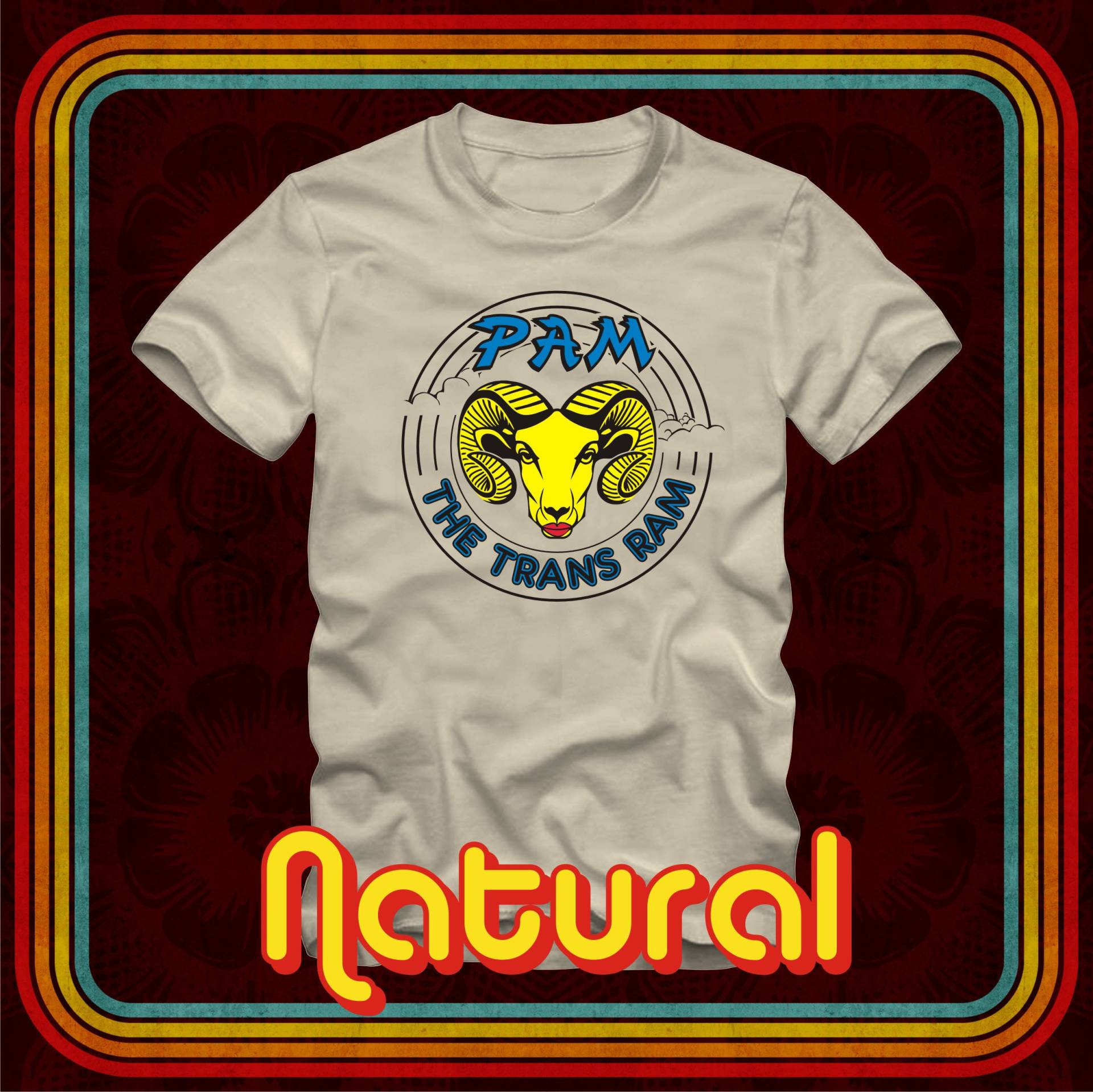 Pam "The Trans Ram" T-Shirt in Vielen Farbvarianten - Erwachsene Herren/Unisex Hemden Ap Bio A.p. Biologie Whitlock High School Toledo Ohio von FunTimePrints