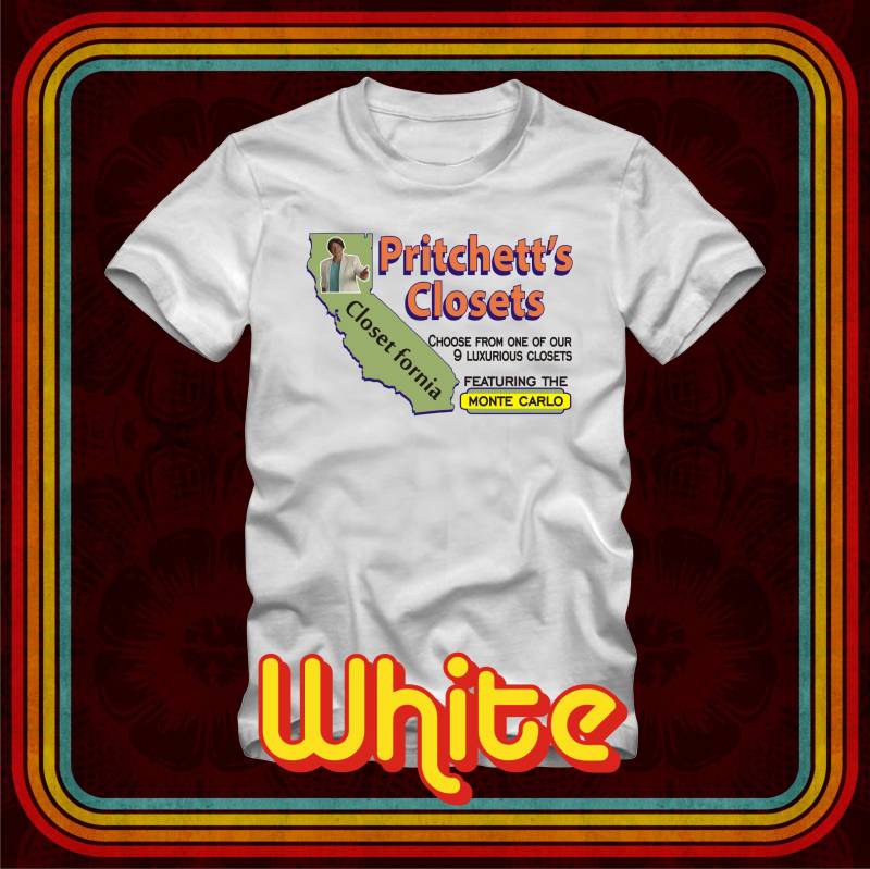 Pritchett's Closets Closetfornia Haus Der Monte Carlo Retro - T-Shirt in Vielen Farbvarianten Erwachsene Herren/Unisex Hemden Moderne Familie Jay von FunTimePrints