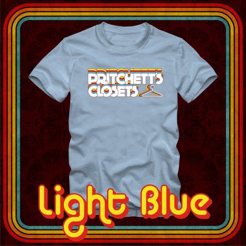 Pritchett's Closets Retro-stil Aufhänger Logo Beunruhigt-T-Shirt in Vielen Farboptionen-Erwachsene Herren/Unisex Hemden - Moderne Familie Jay Phil von FunTimePrints