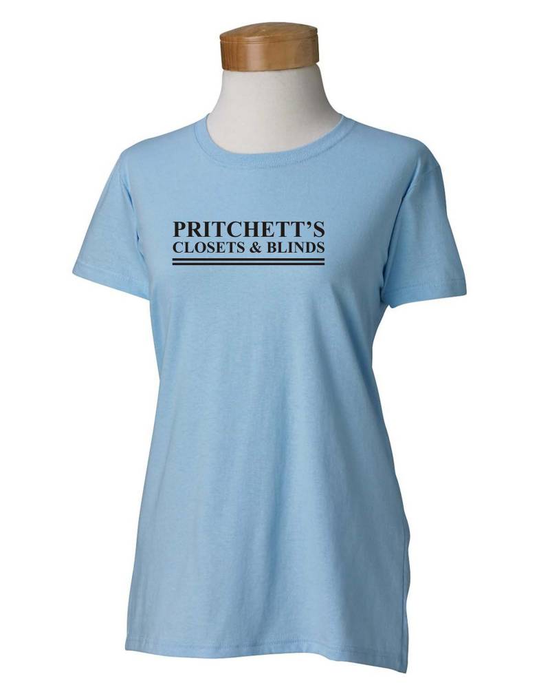 Pritchett's Closets & Blinds - Damen T-Shirt in Vielen Farboptionen Moderne Familie Phil Jay Claire Gloria Mitchell Logo Haley von FunTimePrints