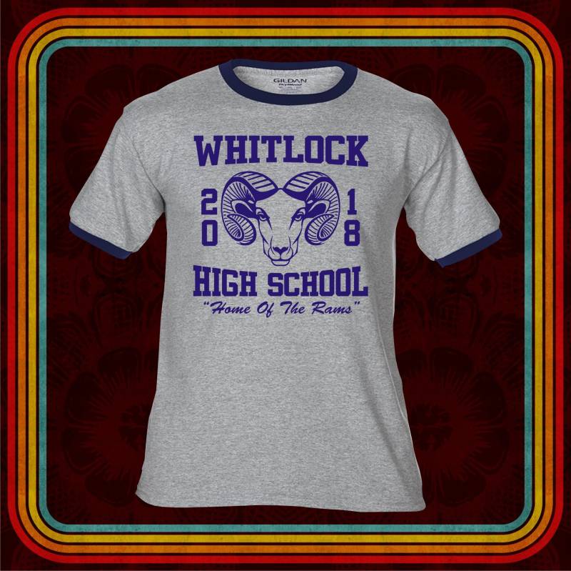 Whitlock High School Haus Der Rams T-Shirt - Erwachsene Premium Ringerraglans Tank Tops Ram Pam Trans Ap Bio A.p. Biologie von FunTimePrints