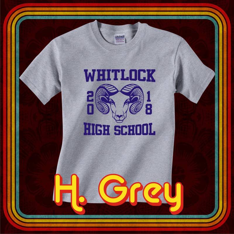 Whitlock High School T-Shirt in Vielen Farboptionen - Erwachsene Herren/Unisex Hemden Ram Rams Pam Trans Ap Bio A.p. Biologie von FunTimePrints