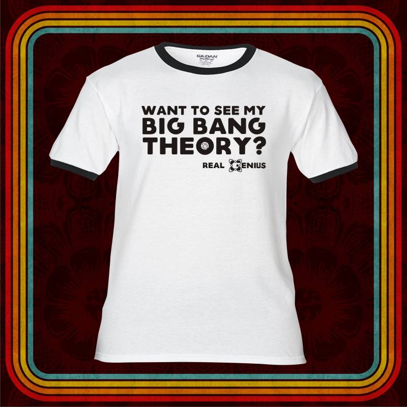 Willst Du Meine Big Bang Theory Sehen? Echte Genuis - T-Shirt Erwachsene Premium Ringerraglans Tank Tops Echte Genie Chris Ritter Val Kilmer 80Er von FunTimePrints
