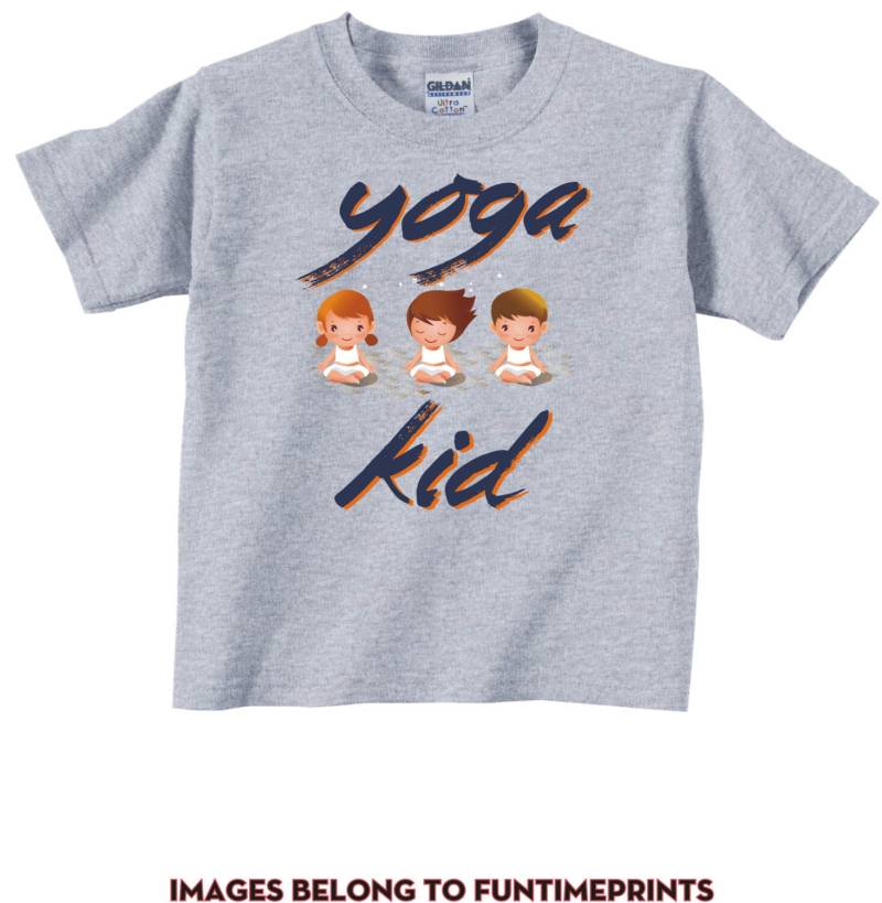 Yoga Kid T-Shirt Oder Bodysuit-Kleinkind Kleinkind Jugend Strampler Tshirt Lustige Spaß Jungen Mädchen Kinder Baby Kleidung Workout-Lehrer -0060 von FunTimePrints