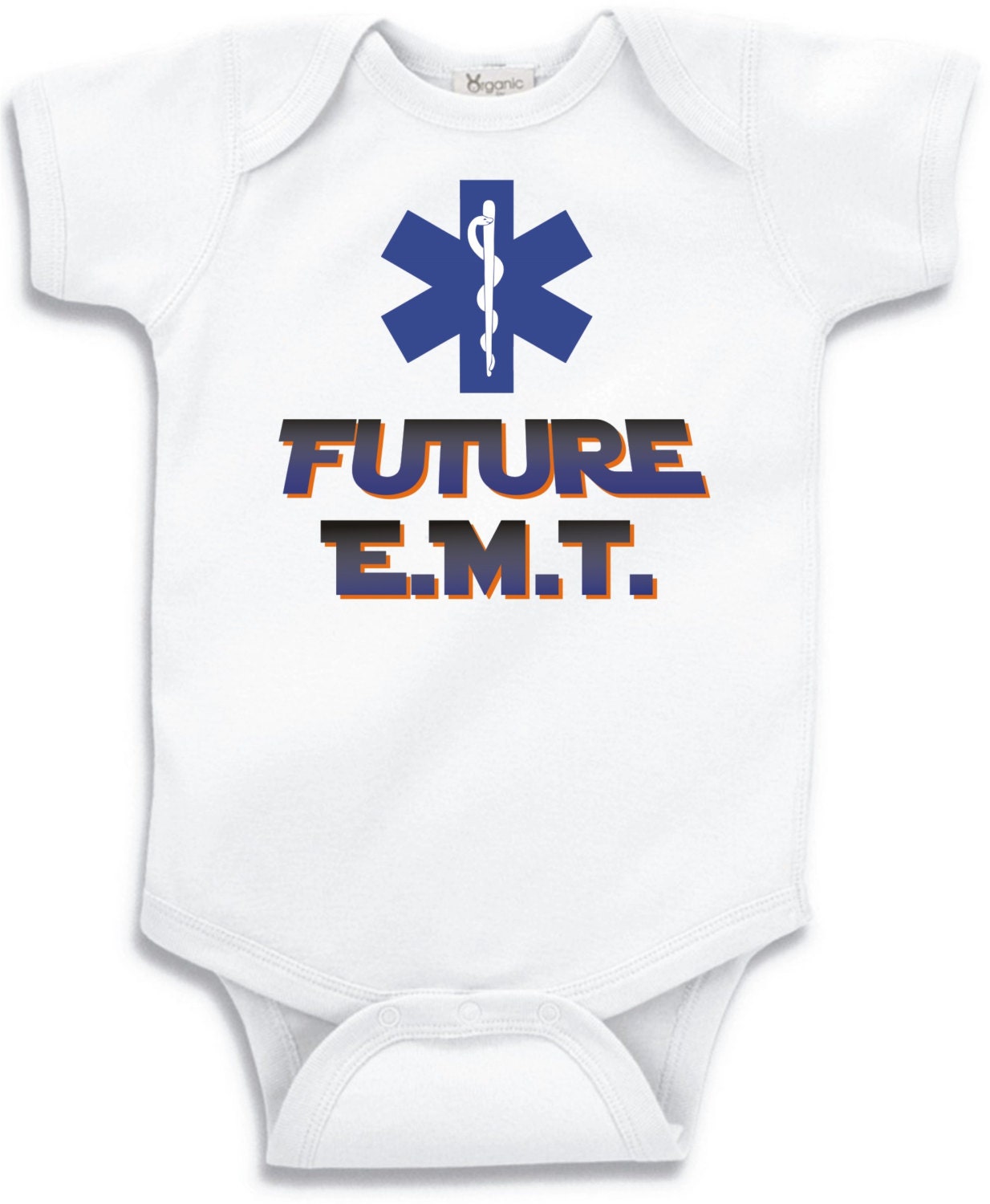 Zukunft E.m.t. T-Shirt Oder Body-Säugling Kleinkind Jugend Strampler Tshirt Lustiger Spaß Jungen Mädchen Kinder Babykleidung Emt Medizintechnik-0042 von FunTimePrints