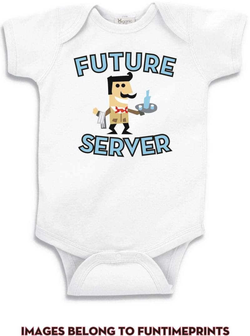 Zukunft Server T-Shirt Oder Bodysuit-Kleinkind Kleinkind Jugend Strampler Tshirt Lustige Spaß Jungen Mädchen Kinder Baby Kleidung Bar Kellner - 0055 von FunTimePrints