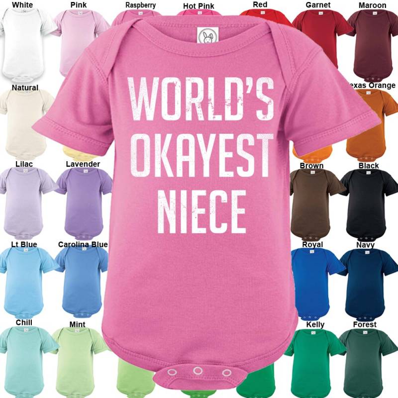 Der Welt Okayest Nichte Bodysuit - Boys/Girls von FunToSeeMe