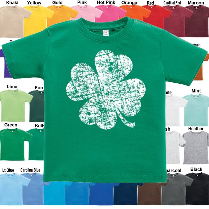 Verzweifelt-Design "Kleeblatt" T-Shirt - Boys/Girls Kleinkinder Kleinkind Jugend-Größen von FunToSeeMe