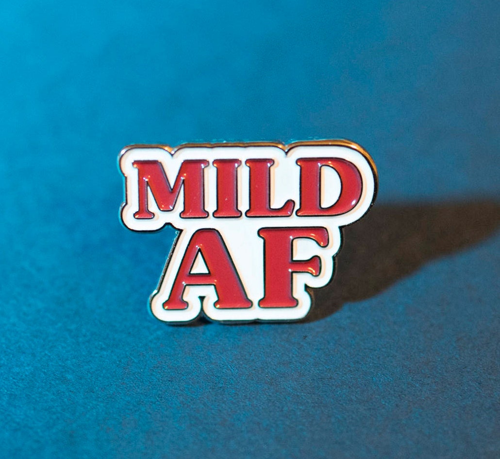 Milde Af Emaille Pin Milde Af Emaille Pin von FunWithRobotsShop