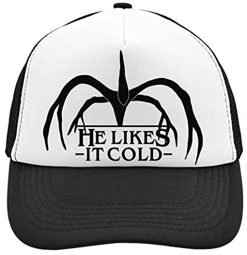 Functon+ He Likes It Cold The Mind Flayer Shadow Monster Minimal Design Mesh Back Trucker Cap Adjustable Snapback Hat Casual Headwear for Everyday Use Black, Schwarz , Einheitsgröße Functon+ He Likes It Cold The Mind Flayer Shadow Monster Minimal Design Mesh Back Trucker Cap Adjustable Snapback Hat Casual Headwear for Everyday Use Black, Schwarz , Einheitsgröße von Functon+