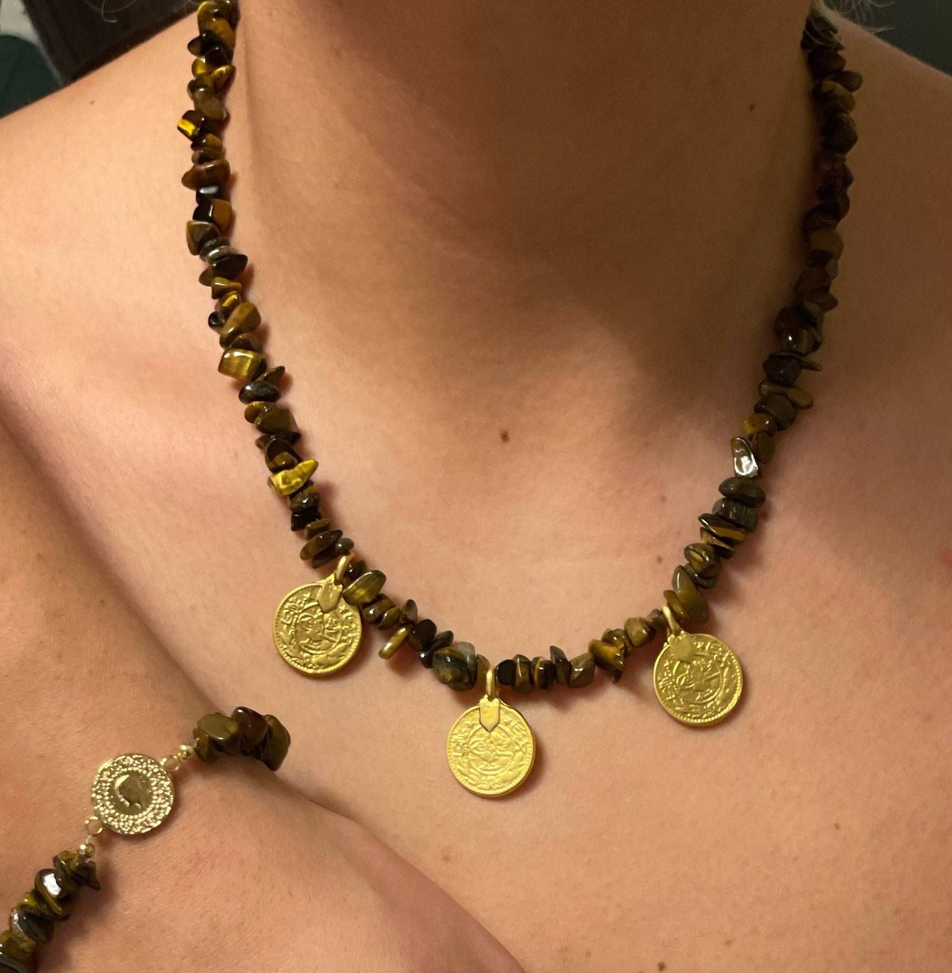 24'karat Vergoldet Schmucksets Ketten Armbänder 24'karat Vergoldet Schmucksets Ketten Armbänder von Fundaboncuk