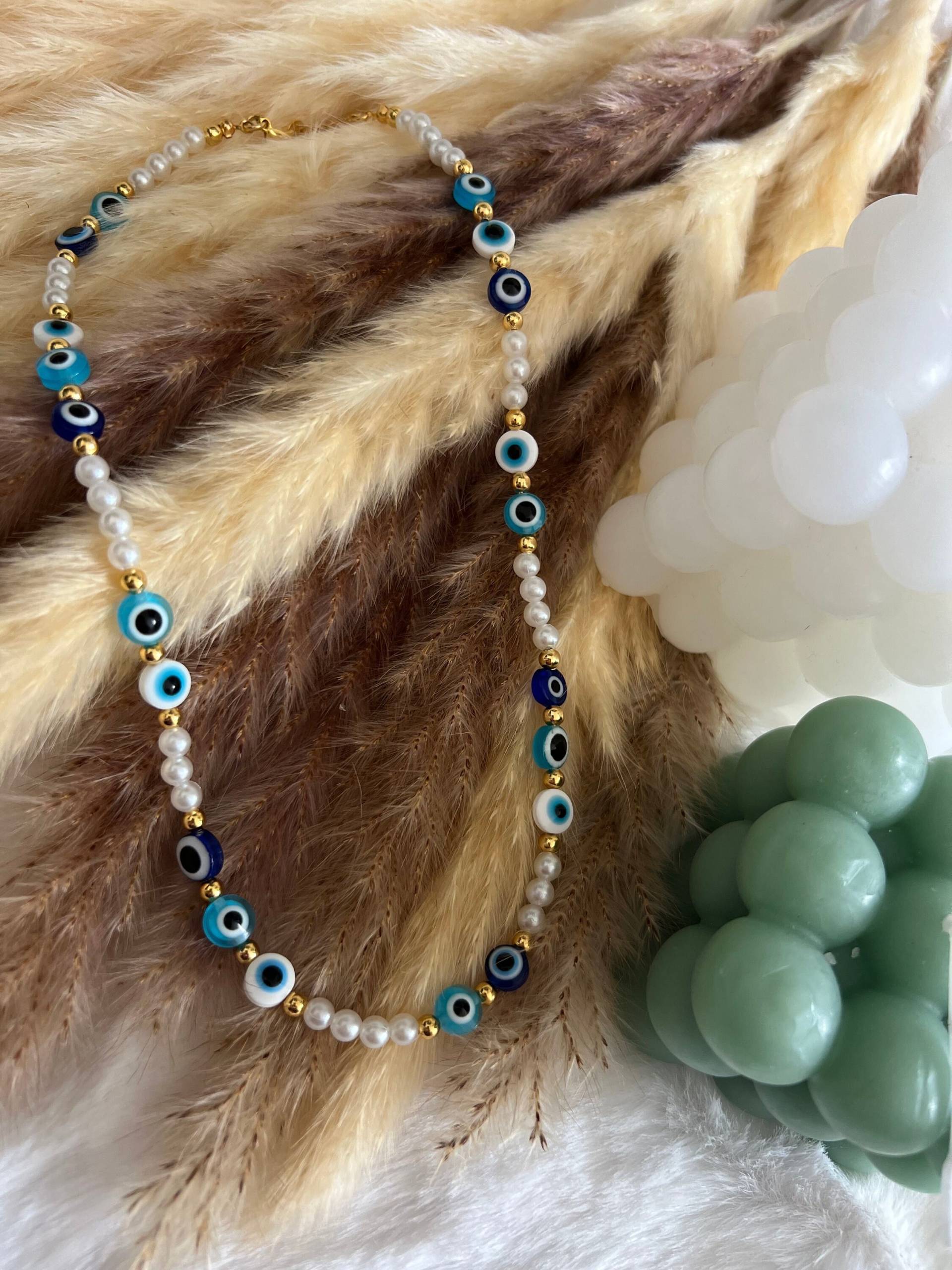 Nazar Evil Blue Eye Armkette Halskette Nazar Evil Blue Eye Armkette Halskette von Fundaboncuk
