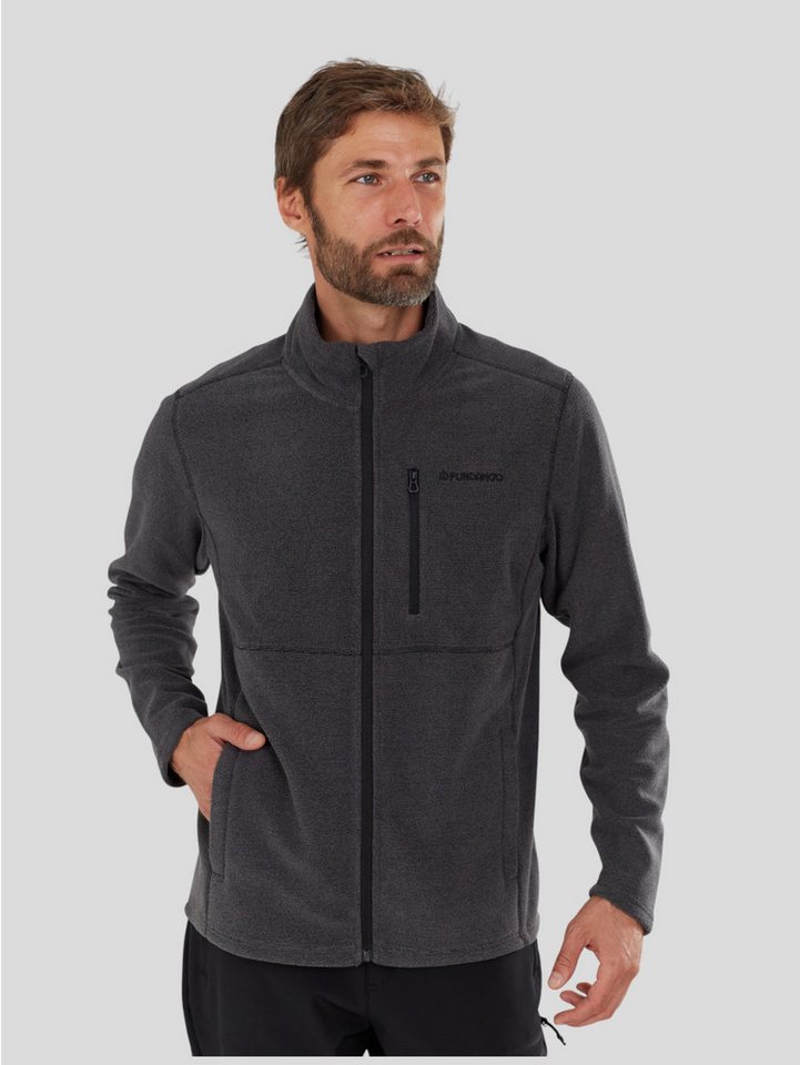 Fundango Fleecejacke Jeffrey Fullzip Fleece Atmungsaktives Fleece, Slim Fit, Brusttasche von Fundango