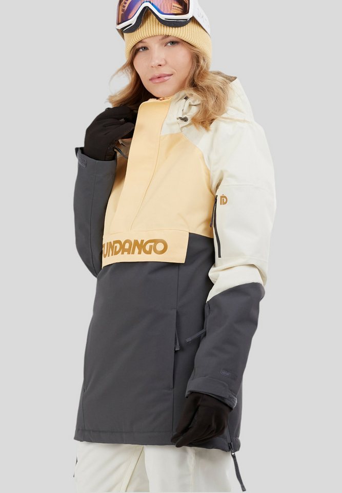 Fundango Winterjacke Birch ECO Logo Anorak Skijacke im Pulloverstil sorgt für vollständige Bewegungsfreiheit Fundango Winterjacke Birch ECO Logo Anorak Skijacke im Pulloverstil sorgt für vollständige Bewegungsfreiheit von Fundango