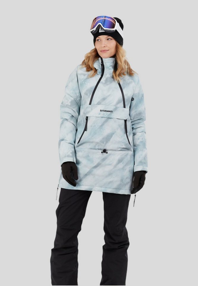 Fundango Winterjacke Hooper ECO Anorak Skijacke im Pulloverstil sorgt für vollständige Bewegungsfreiheit von Fundango