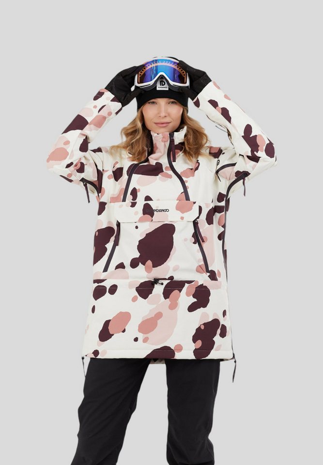 Fundango Winterjacke Hooper ECO Anorak Skijacke im Pulloverstil sorgt für vollständige Bewegungsfreiheit von Fundango