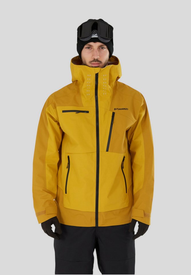 Fundango Winterjacke Manota 3L Shell 3L Herren-Skijacke aus dreilagigem Material schützt vor kaltem Wind von Fundango