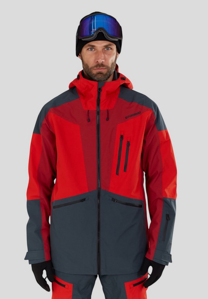 Fundango Winterjacke Rigel ECO 3L hochtechnische Freeride Ski- und Snowboardjacke, leicht isoliert von Fundango