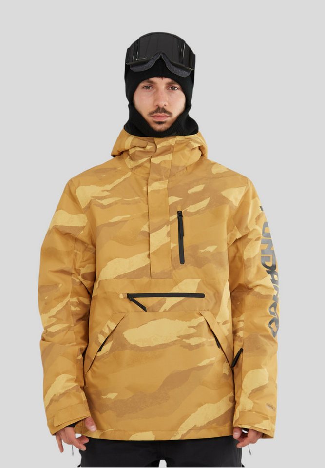 Fundango Winterjacke Tilbury Logo Anorak Skijacke im Pulloverstil sorgt für vollständige Bewegungsfreiheit von Fundango