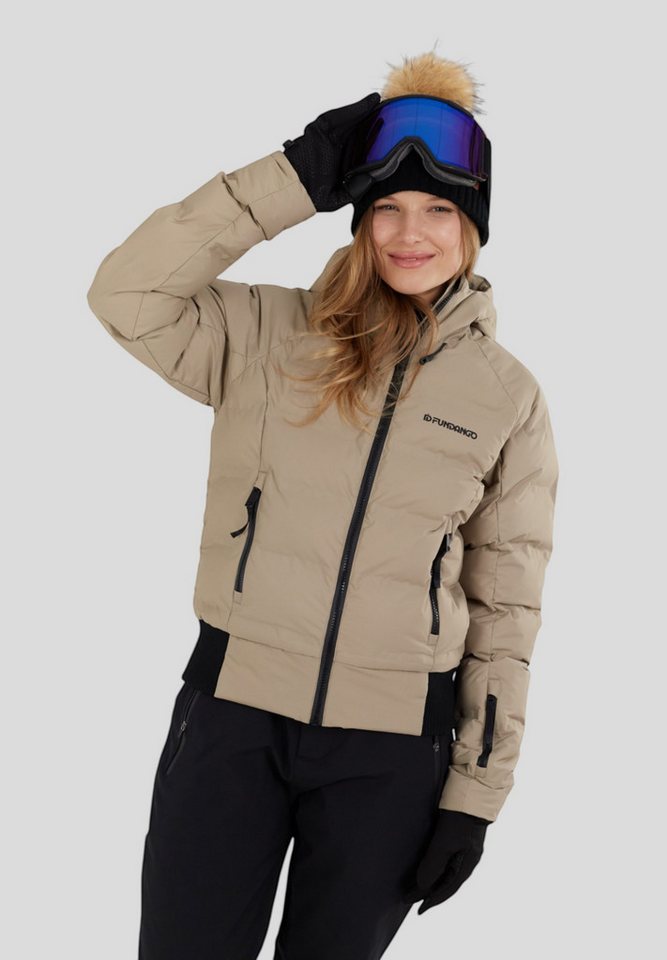 Fundango Winterjacke Zina Padded technische gesteppte Jacke für Ski und Snowboard von Fundango