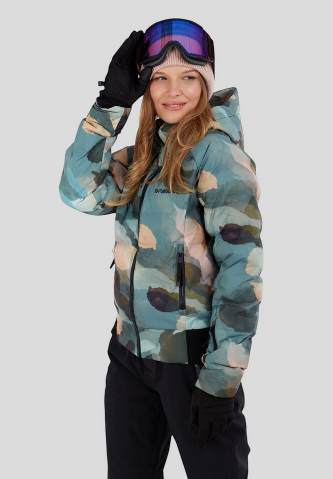 Fundango Winterjacke Zina Padded technische gesteppte Jacke für Ski und Snowboard von Fundango