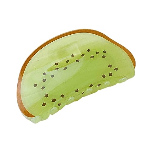 Funfob Kiwi-Frucht-FöRmige Haarklammer, Haarklammer, Haarspangen, Haarnadeln, Pferdeschwanzhalter, DekorationszubehöR für Frauen und MäDchen von Funfob