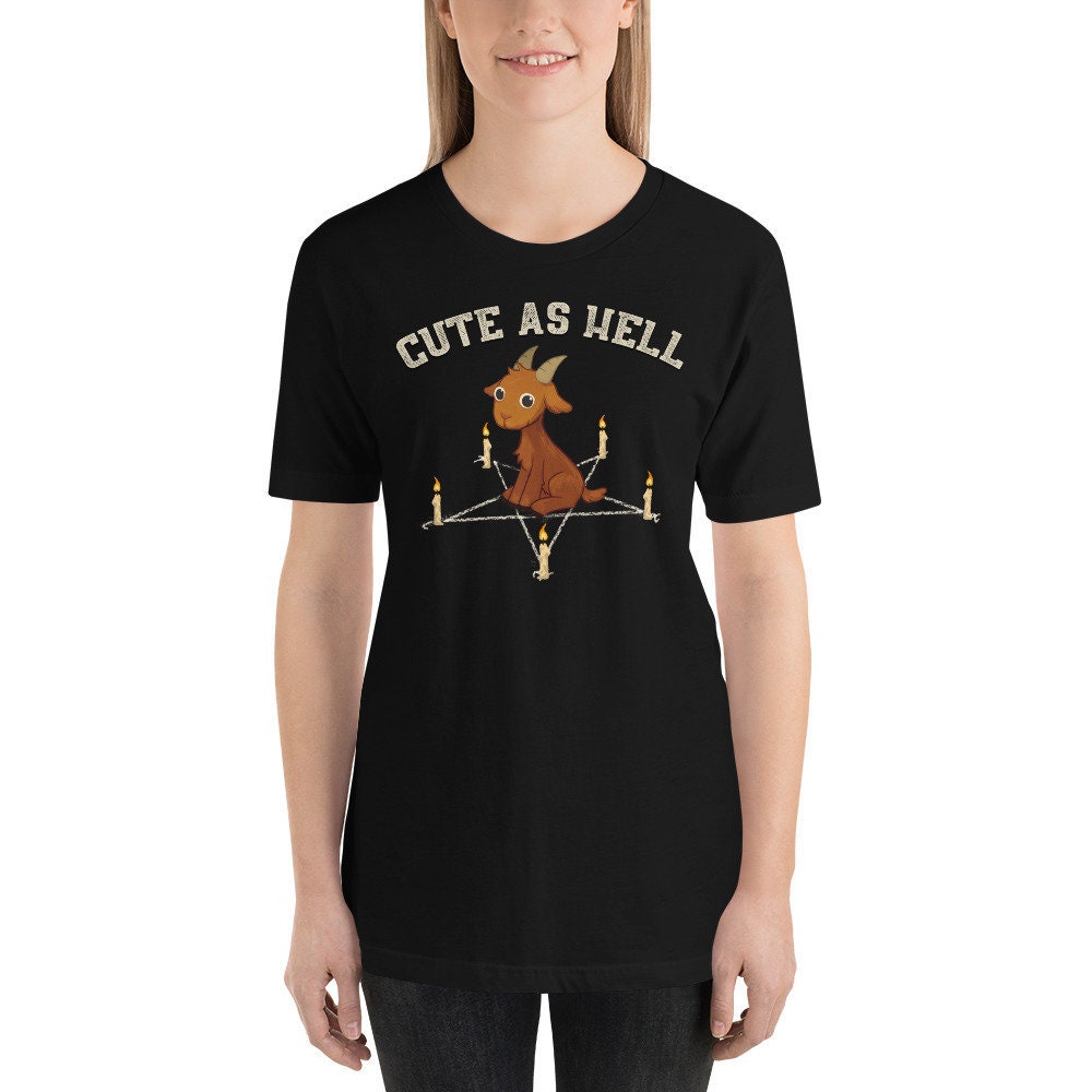 Schwarzer Tod Heavy Metal Goth Süße Ziege T-Shirt Schwarzer Tod Heavy Metal Goth Süße Ziege T-Shirt von FungalRealm