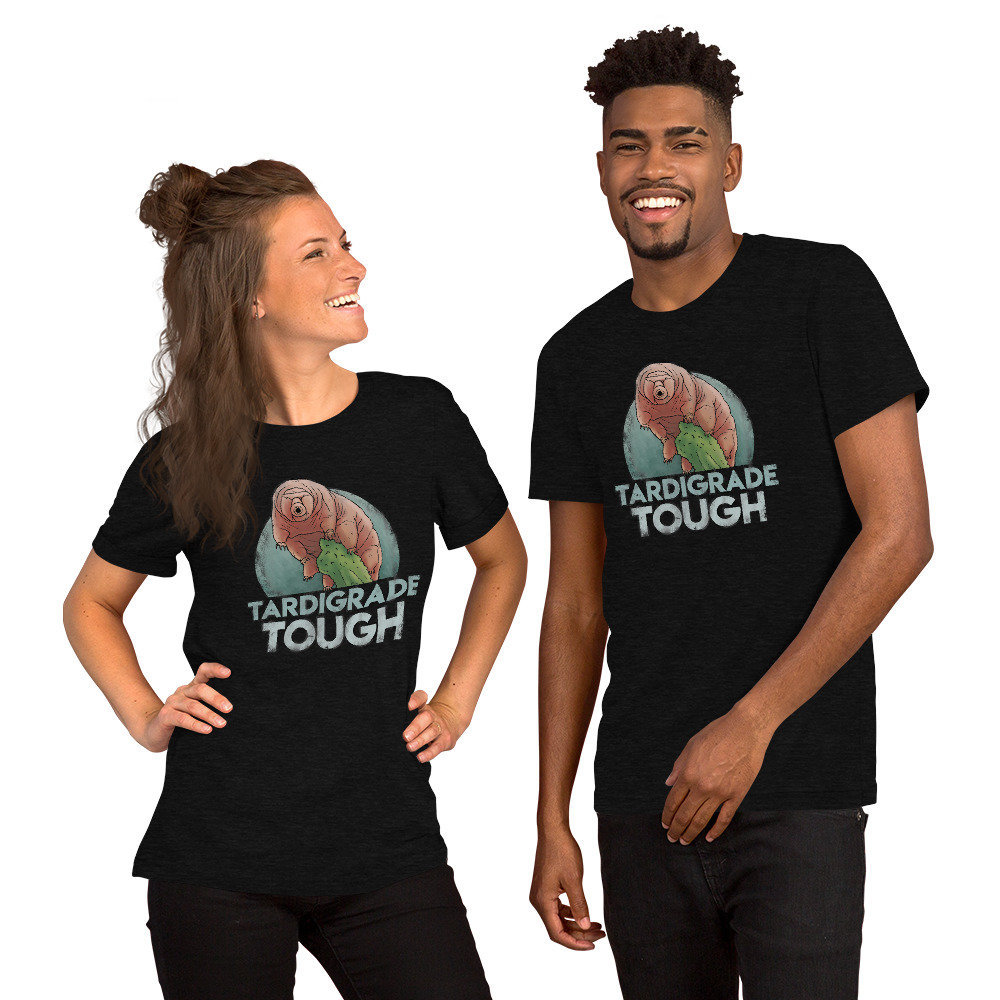 Tardigrade Tough-Water Bear Unisex Short Sleeve Jersey T-Shirt Mit Tear Away Label Tardigrade Tough-Water Bear Unisex Short Sleeve Jersey T-Shirt Mit Tear Away Label von FungalRealm