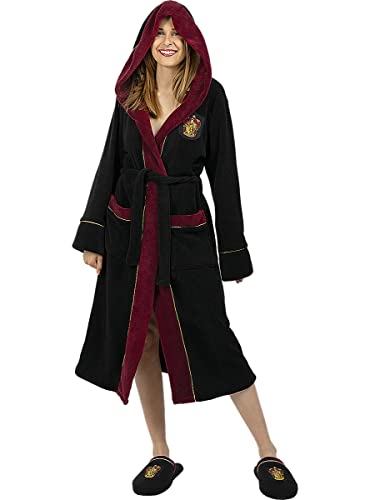 Funidelia | Gryffindor Bademantel - Harry Potter für Jungen & Mädchen Lustige Geschenke für Kinderan Weihnachten, Geburtstag und anderen Anlässen - Größe 5-6 Jahre - Granatfarben von Funidelia