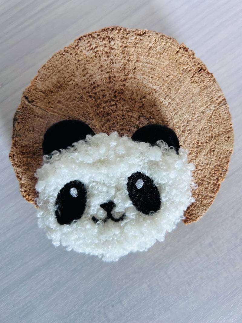 Contour Magnet Klettie Patch I Süßer Panda Plüsch Schulranzen Rucksack Kindergarten Einschulung Schulkind von FunkelFlauschPatch