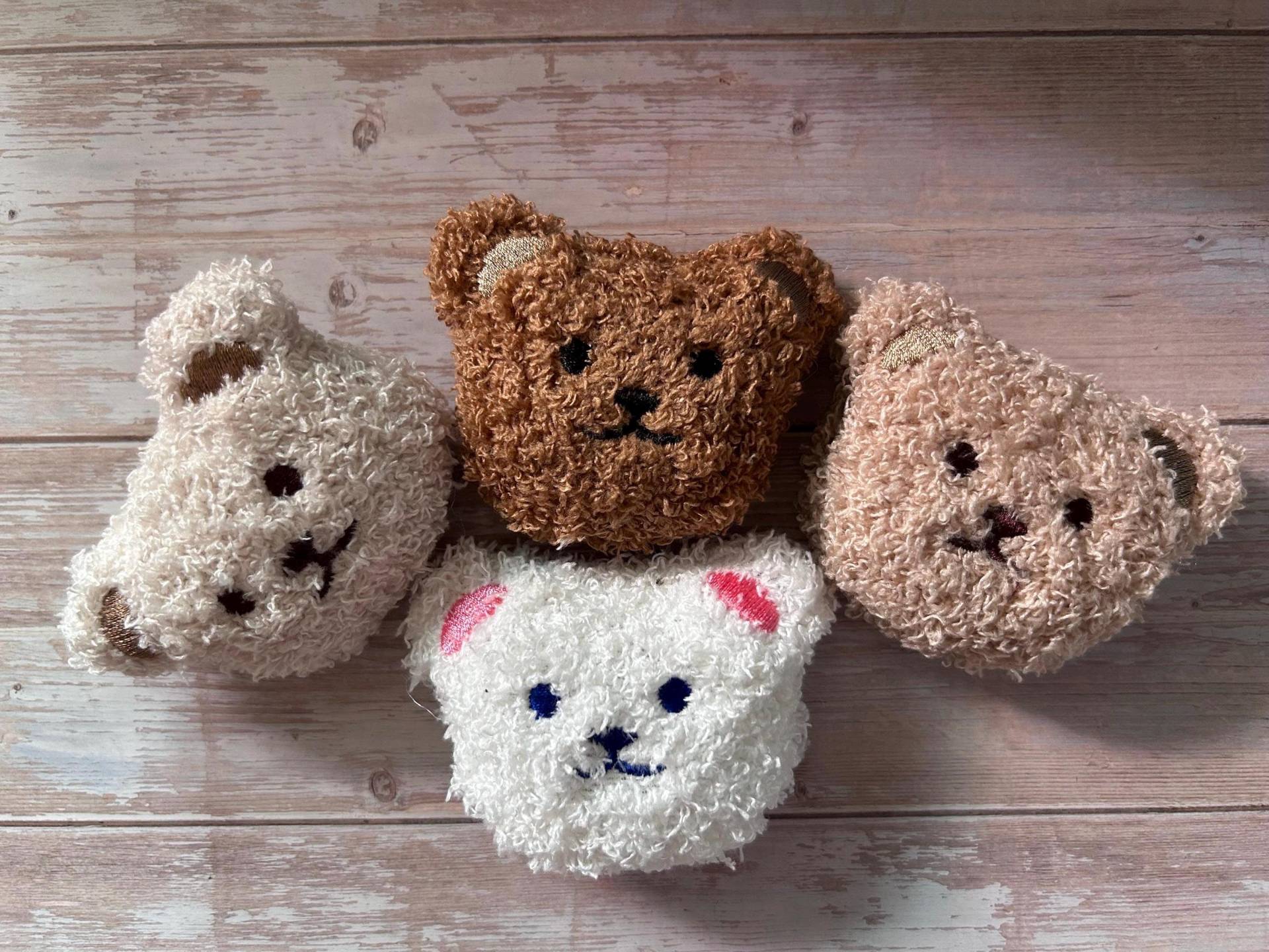 Flausch Magnet Klettie Patch I Süßer Teddybär Plüsch Schulranzen Rucksack Einschulung von FunkelFlauschPatch