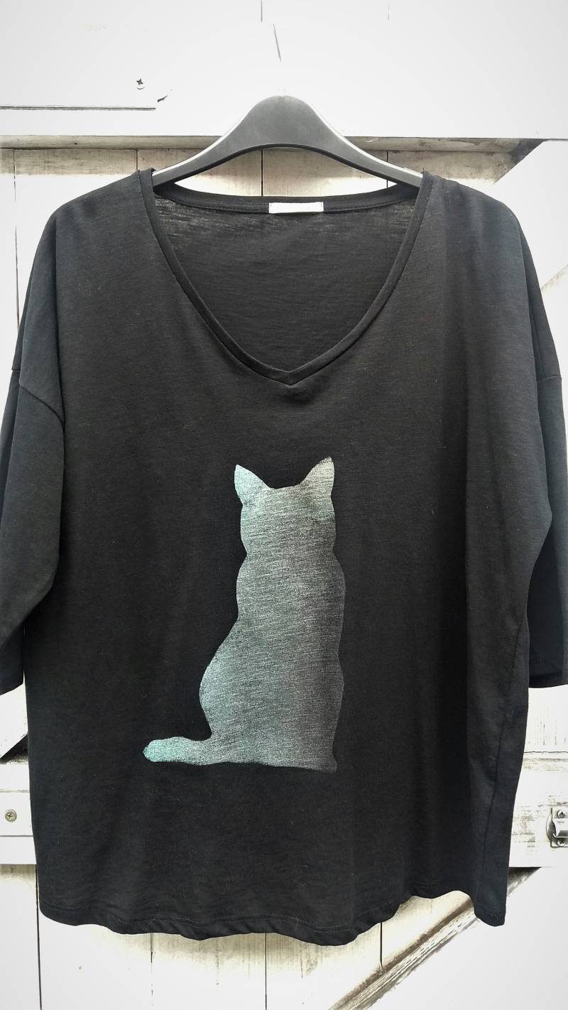Ein Katzenschatten Top von Funkiestyle