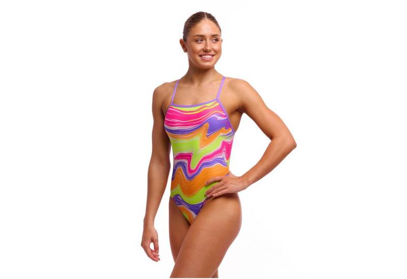 Funkita Badeanzug Colour Contour Binden chlorresistent schnelltrocknend von Funkita