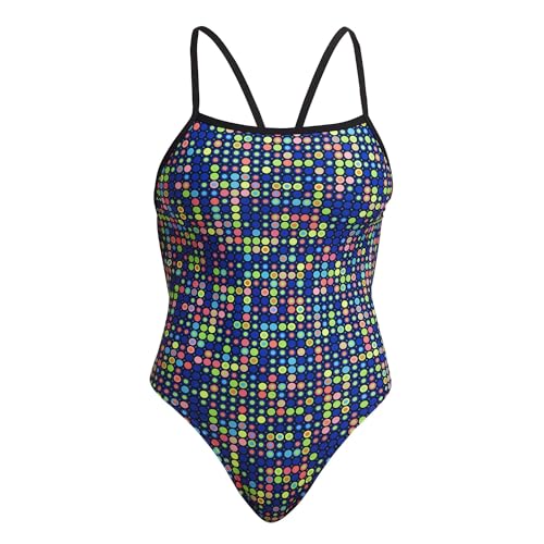 Funkita Badeanzug Damen/Frauen Strip Straps chlorresistent schnelltrocknend und UV Schutz 50+, Größe:42 von Funkita