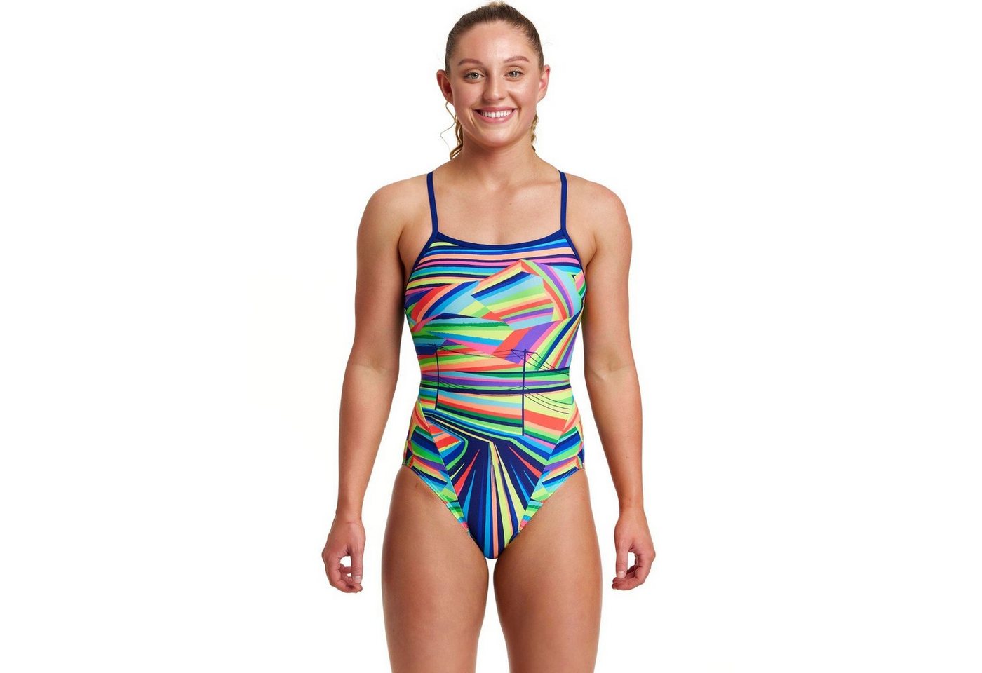 Funkita Badeanzug Land Lines Damen chlorbeständig von Funkita