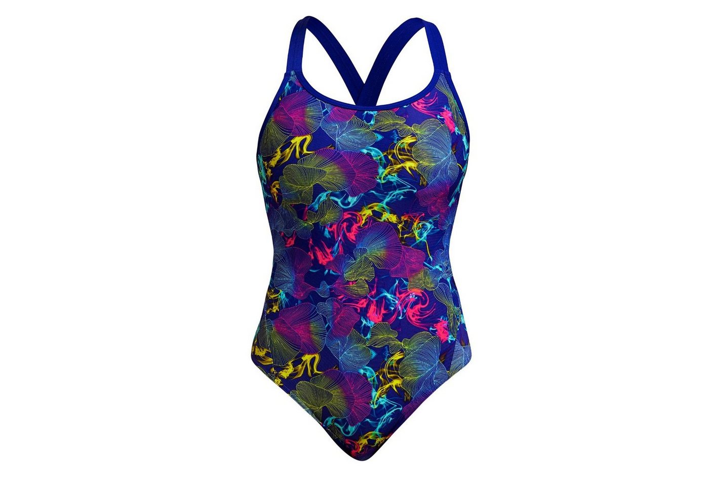 Funkita Badeanzug Oyster Saucy für Damen schnelltrocknend, breite Träger von Funkita