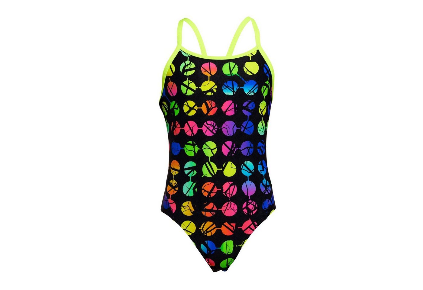 Funkita Badeanzug Mädchen Broken Circle UV Schutz 50+ von Funkita