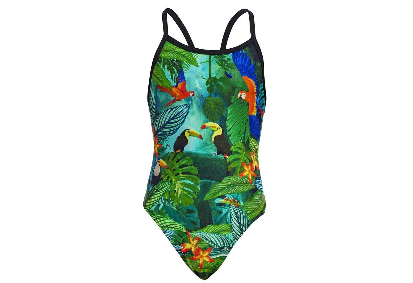 Funkita Badeanzug Mädchen Einteiler Lost Forest UV Schutz 50+ und schnelltrocknend von Funkita